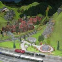 Die Modelleisenbahn im Miniland